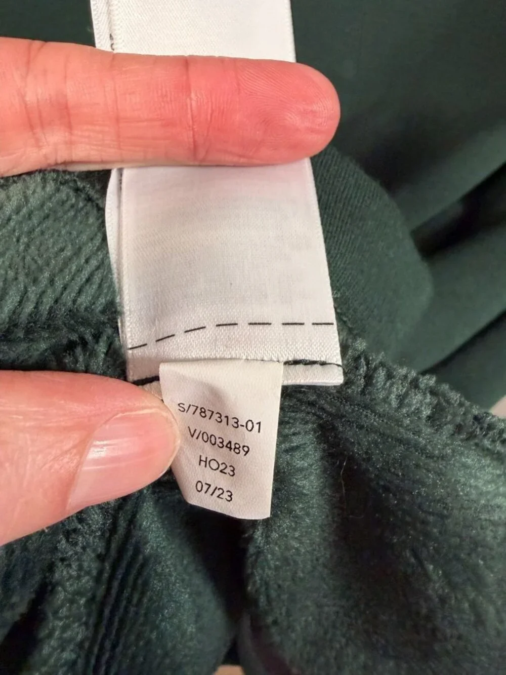 Athleta fleece lining